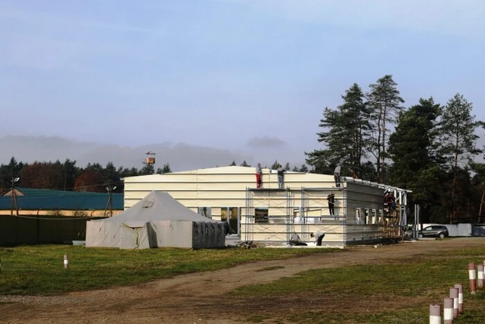 Occupants attacked the training center of the Ground Forces
