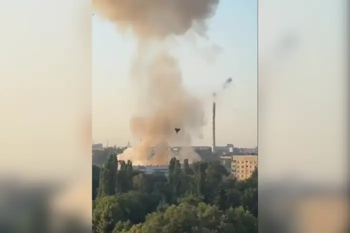 Атака на Харків: з’явились кадри влучання безпілотника у будівлю