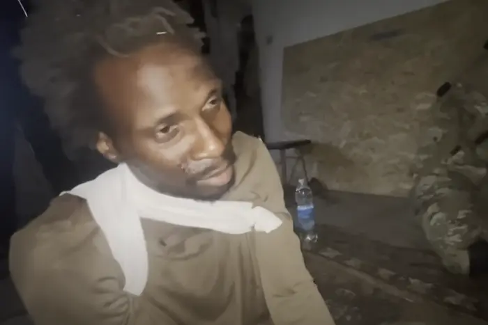 Legion 'Freedom of Russia' captured a Nigerian mercenary