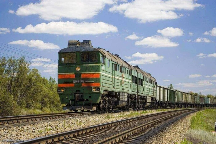 Russians attacked a civilian freight train