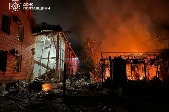 Masowy atak na Poltawszczyznę: są ranni