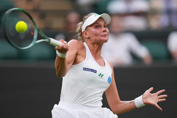 Yastremska suffered defeat at Wimbledon