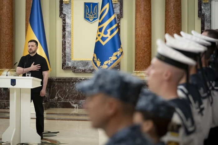 Selenskyj hat Soldaten der Marine der ukrainischen Streitkräfte ausgezeichnet