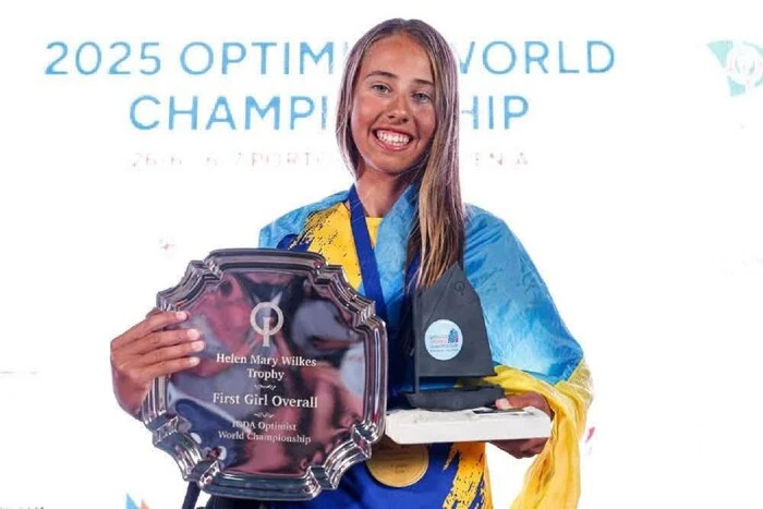 Liubianska wins gold at the World Sailing Championship