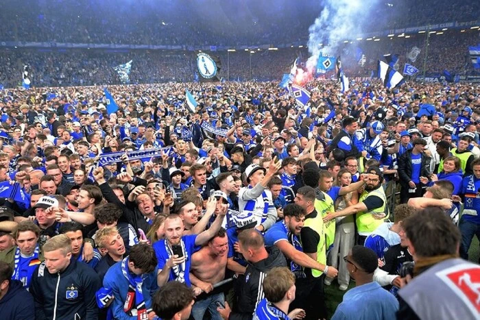 Dziesiątki fanów „Hamburga” trafiły do szpitala po świętowaniu awansu do Bundesligi