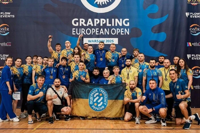 The Ukrainian grappling team took first place in the European Championship