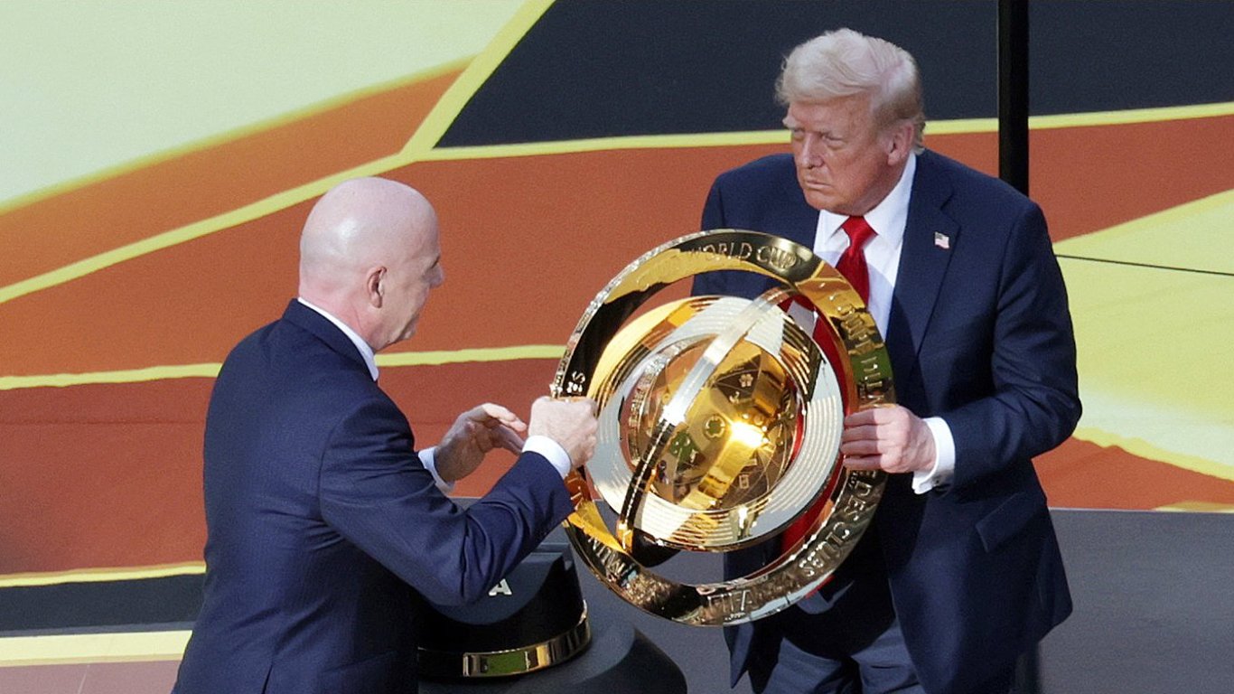 Trump 'took' the trophy from Chelsea for winning the Club World Cup