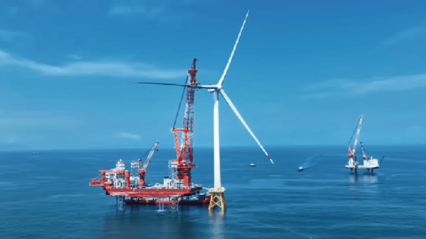 Höhe 152 Meter - wo der größte Windgenerator der Welt gebaut wurde