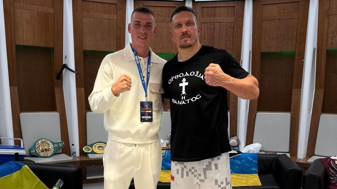 Shevchenko, Zabarnyi, Mudryk and other footballers attended Usyk's fight