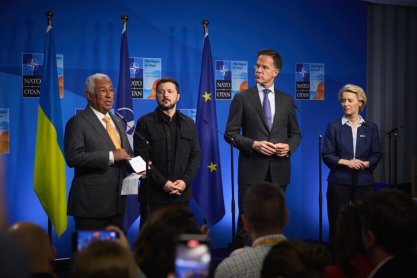 Zieleński spotkał się z liderami UE i NATO w celu koordynacji wsparcia dla Ukrainy: o czym uzgodniono