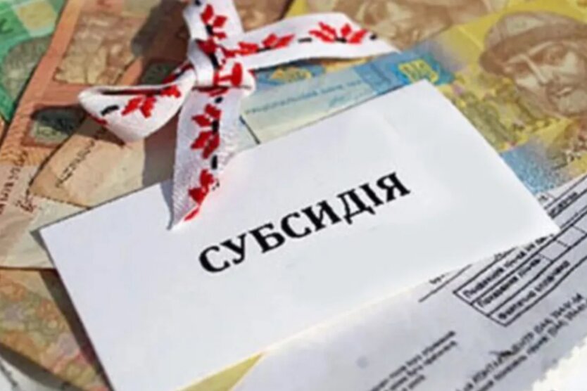 Женщина заполняет заявление на субсидию